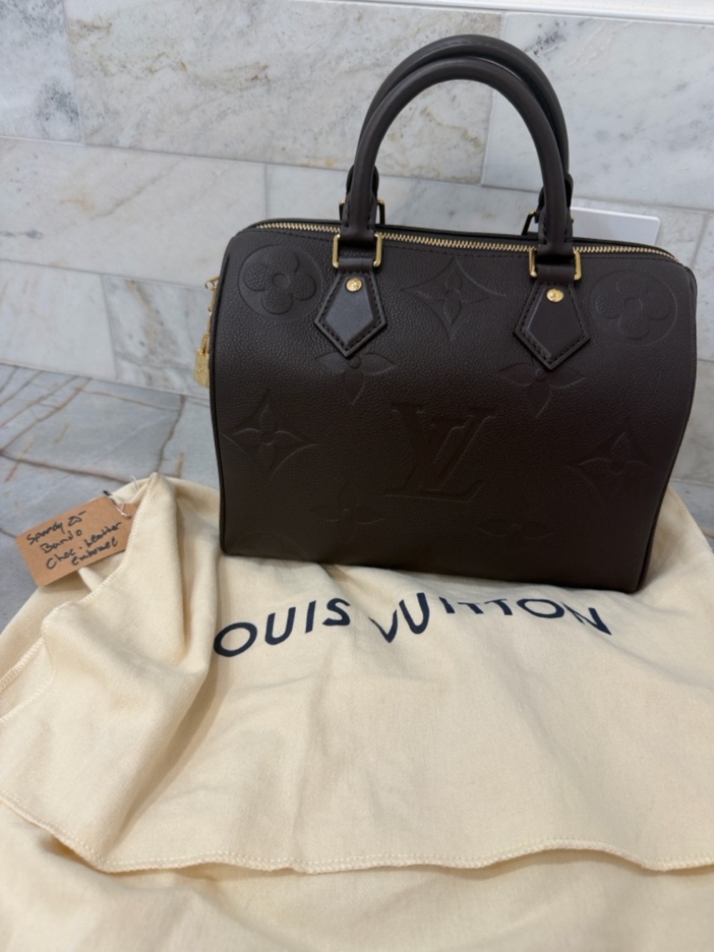 Louis Vuitton Chocolate brown Speedy Bandouliere 25 ❌❌ SOLD ON VESTIAIRE ❌❌ - Picture 7 of 9